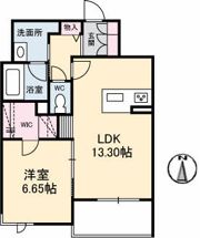 シャーメゾン アリシアの間取り画像