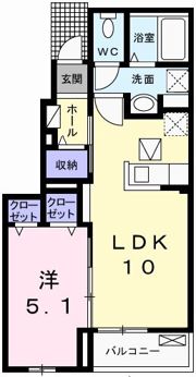 サニーハートⅡの間取り画像