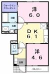 ベル シャトーⅠの間取り画像