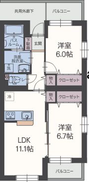 パッセ ムラージュの間取り画像