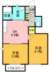 ソレイユ松ヶ丘の間取り画像