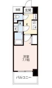 シェモア藤井寺駅前の間取り画像