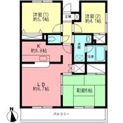 シャトレー上落合の間取り画像