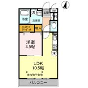 ロータス草加 Ⅱの間取り画像
