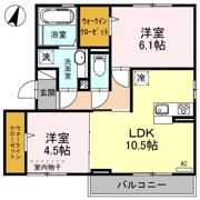 プランタン石山の間取り画像