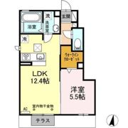 ブランドール勝川の間取り画像