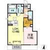 ブランドール勝川の間取り画像