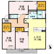 D-room西浜の間取り画像