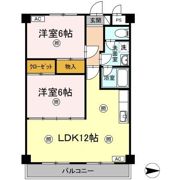 その木ハイツの間取り画像