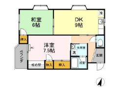 パレス細田の間取り画像