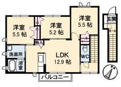 シャーメゾンシャルマンの間取り画像