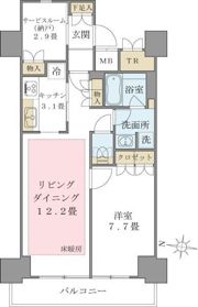 Brillia ist 東雲キャナルコートの間取り画像