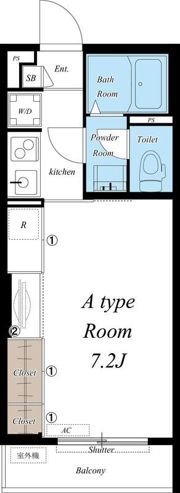 リブリ・パルク津田沼の間取り画像