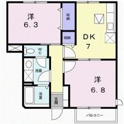 リヴァー・ウィルダーネスBの間取り画像