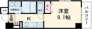 S-RESIDENCE宇品5丁目Ⅰの間取り画像
