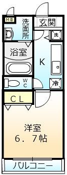 ピリアなかもずの間取り画像