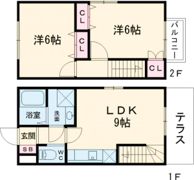ボナールヴィレッジB棟の間取り画像