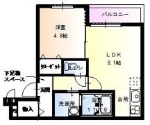 フジパレス黒田Ⅴ番館の間取り画像