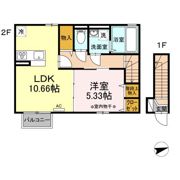Dーroom赤木の間取り画像