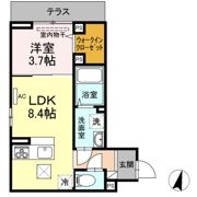 Calma天神の間取り画像