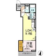 Calma天神の間取り画像
