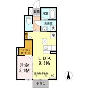 グランドゥール Aの間取り画像