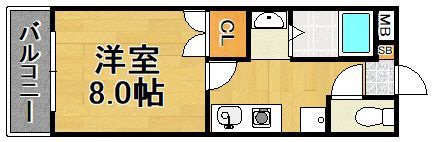 パワーズマンション南福岡の間取り画像