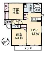 カルモ松野の間取り画像