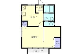 中之島インターハイツAの間取り画像