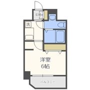 エステムコート神戸ハーバーランド前VIピクシスの間取り画像