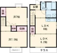 メゾピアノ1stの間取り画像
