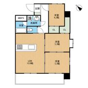 新屋敷ピアッツァビルの間取り画像