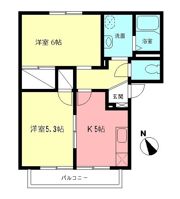 ハイムクボタCの間取り画像