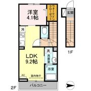 アンジュール西落合の間取り画像