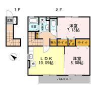 ロンドン 弐番館の間取り画像
