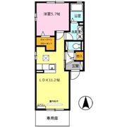 リビングタウン新大宮 A棟の間取り画像