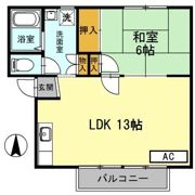 レジデンスボナール Ⅱの間取り画像