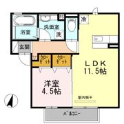 ヴェルジェ矢上の間取り画像