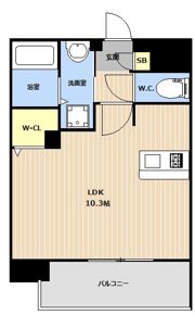 LIBTH姪浜の間取り画像
