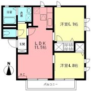 ブリリアEの間取り画像