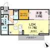 ブランネージュ下松の間取り画像