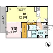 ブランネージュ下松の間取り画像