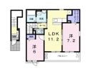 アイリスAの間取り画像