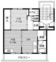 ビレッジハウス柳原2号棟の間取り画像