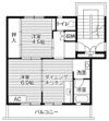 ビレッジハウス西那須野2号棟の間取り画像