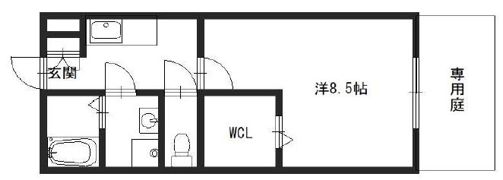 クレセントコートの間取り画像