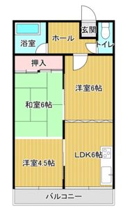 元町リバーサイドビルの間取り画像