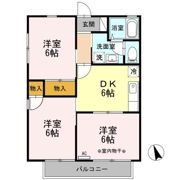 ハイライズ若槻の間取り画像