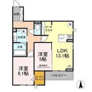 フューカストの間取り画像