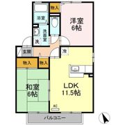 フォルテF A棟の間取り画像